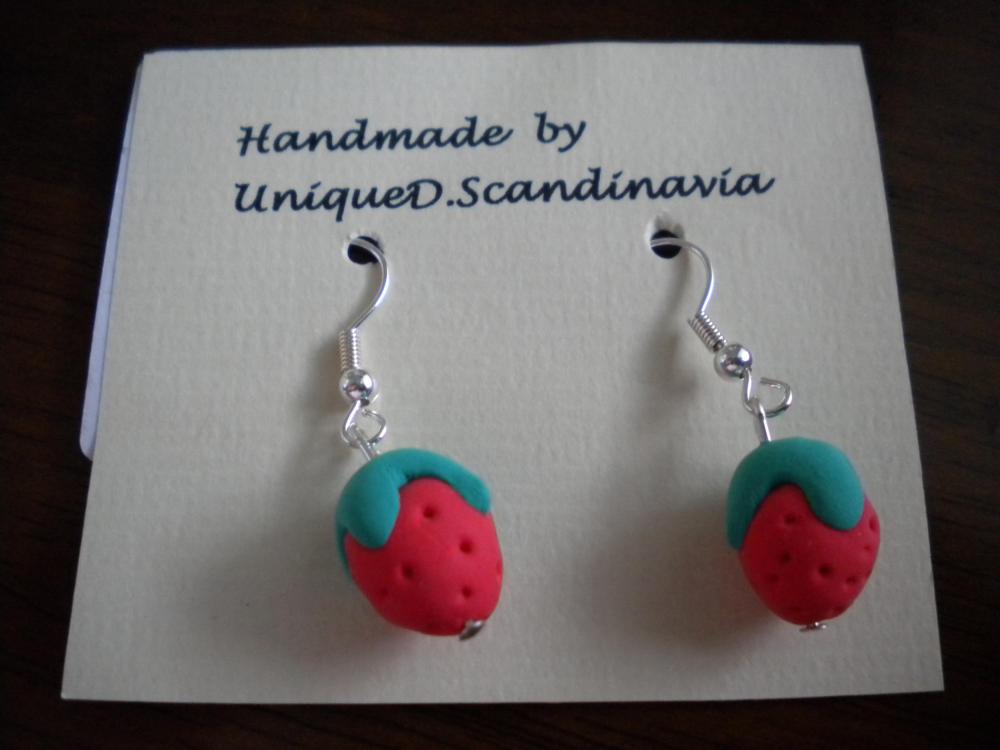 Strawberry earrings
